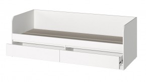 МС "Хилтон" Кровать 0,8 (Белый текстурный) 800*2000 в Полевском - polevskoy.mebel24.online | фото
