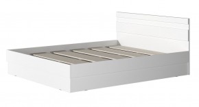 МС "Хилтон" Кровать 1,6 (Белый текстурный) 1600*2000 в Полевском - polevskoy.mebel24.online | фото