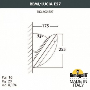 Накладной светильник Fumagalli Lucia 1R3.602.000.LYE27 в Полевском - polevskoy.mebel24.online | фото 2