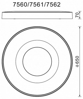 Накладной светильник Mantra Coin 7690 в Полевском - polevskoy.mebel24.online | фото 3