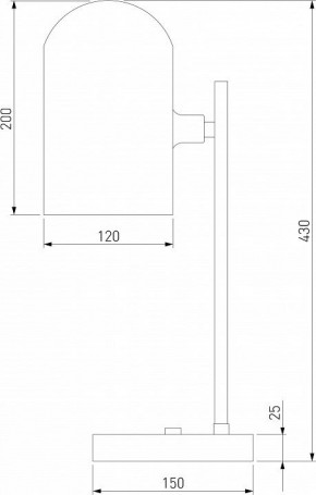 Настольная лампа декоративная Eurosvet Bambola 01164/1 латунь в Полевском - polevskoy.mebel24.online | фото 2