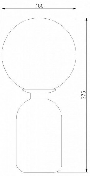 Настольная лампа декоративная Eurosvet Bubble 01197/1 белый в Полевском - polevskoy.mebel24.online | фото 2