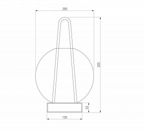 Настольная лампа декоративная Eurosvet Frasco 80507/1 синий в Полевском - polevskoy.mebel24.online | фото 2