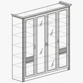 ОРЛЕАН Спальный гарнитур (модульный) ясень белый в Полевском - polevskoy.mebel24.online | фото 5