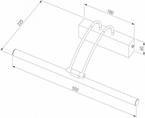 Подсветка для зеркала Elektrostandard Simple a063698 в Полевском - polevskoy.mebel24.online | фото 3