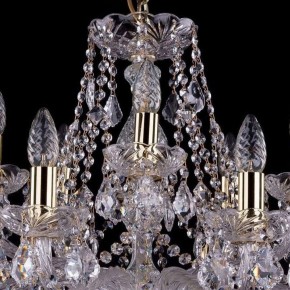 Подвесная люстра Bohemia Ivele Crystal 1413 1413/10+5/300/G/Leafs в Полевском - polevskoy.mebel24.online | фото 4