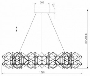 Подвесная люстра Eurosvet Uma 90369/15 медь в Полевском - polevskoy.mebel24.online | фото 4