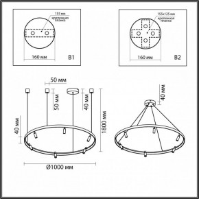 Подвесная люстра Odeon Light Fonda 4317/93L в Полевском - polevskoy.mebel24.online | фото 6