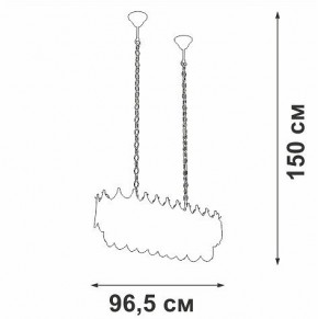 Подвесная люстра Vitaluce V58120 V58120-8/11 в Полевском - polevskoy.mebel24.online | фото 3
