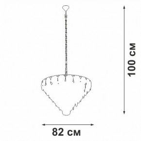 Подвесная люстра Vitaluce V58340 V58340-8/25 в Полевском - polevskoy.mebel24.online | фото 3