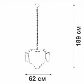 Подвесная люстра Vitaluce V58370 V58370-8/13 в Полевском - polevskoy.mebel24.online | фото 3