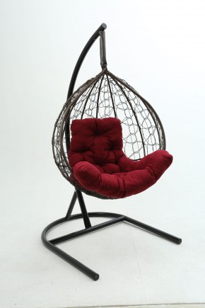 Подвесное кресло Бароло (коричневый/бордо) в Полевском - polevskoy.mebel24.online | фото