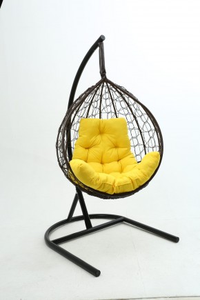 Подвесное кресло Бароло (коричневый/желтый) в Полевском - polevskoy.mebel24.online | фото