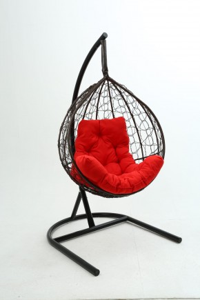 Подвесное кресло Бароло (коричневый/красный) в Полевском - polevskoy.mebel24.online | фото