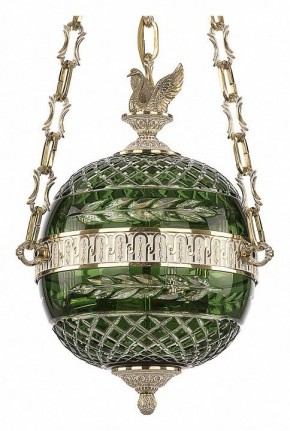 Подвесной светильник Bohemia Ivele Crystal 7100 71000P/25 GW Clear-Green/H-1J FS1S в Полевском - polevskoy.mebel24.online | фото 2