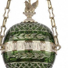 Подвесной светильник Bohemia Ivele Crystal 7100 71000P/25 GW Clear-Green/H-1J FS1S в Полевском - polevskoy.mebel24.online | фото 4