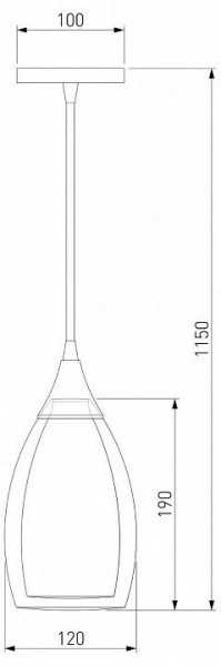 Подвесной светильник Eurosvet Cosmic 50085/1 золото в Полевском - polevskoy.mebel24.online | фото 5