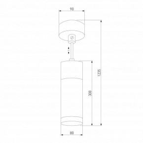 Подвесной светильник Eurosvet Double Topper 50135/1 LED хром/черный жемчуг в Полевском - polevskoy.mebel24.online | фото 4