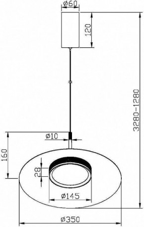 Подвесной светильник Maytoni Halo MOD041PL-L15B3K1 в Полевском - polevskoy.mebel24.online | фото 5