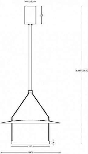 Подвесной светильник Maytoni Halo MOD280PL-L23B3K в Полевском - polevskoy.mebel24.online | фото 4