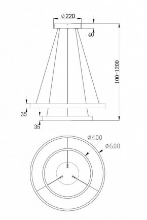 Подвесной светильник Maytoni Rim MOD058PL-L55W4K в Полевском - polevskoy.mebel24.online | фото 7