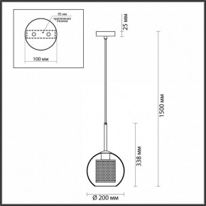 Подвесной светильник Odeon Light Clocky 4939/1 в Полевском - polevskoy.mebel24.online | фото 4