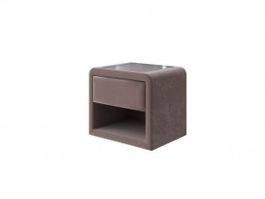 PROxSON Тумба Cube (Ткань: Велюр Shaggy Chocolate) 52x41 в Полевском - polevskoy.mebel24.online | фото 1