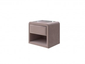 PROxSON Тумба Cube (Ткань: Велюр Shaggy Mocca) 52x41 в Полевском - polevskoy.mebel24.online | фото 1