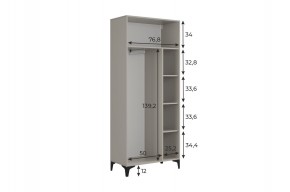 РИЧ Шкаф двухдверный в Полевском - polevskoy.mebel24.online | фото 3