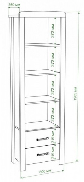 Шкаф для белья Бартоло ВТД-ГФ в Полевском - polevskoy.mebel24.online | фото 2