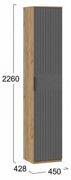 Шкаф для белья Хилтон Исп. 2 в Полевском - polevskoy.mebel24.online | фото 5