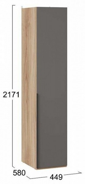 Шкаф для белья Порто СМ-393.07.001 в Полевском - polevskoy.mebel24.online | фото 3