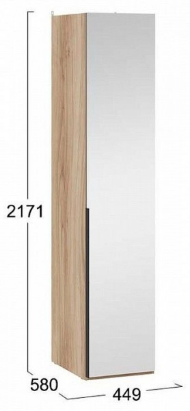 Шкаф для белья Порто СМ-393.07.002 в Полевском - polevskoy.mebel24.online | фото 4