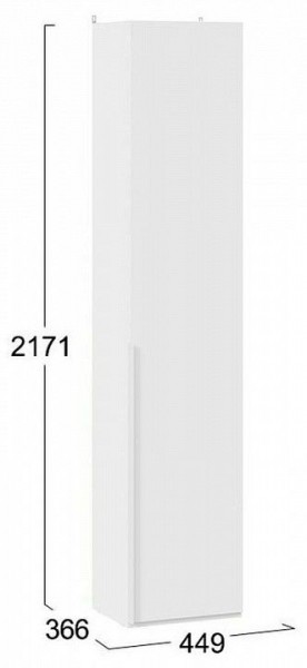 Шкаф для белья Порто СМ-393.07.211 в Полевском - polevskoy.mebel24.online | фото 12
