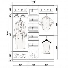 Шкаф-купе ХИТ 24-4-18-888 (420) в Полевском - polevskoy.mebel24.online | фото 2