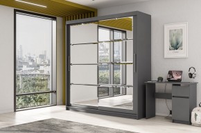 Шкаф-купе ШКП 3 МАКС (2000) Графит серый в Полевском - polevskoy.mebel24.online | фото