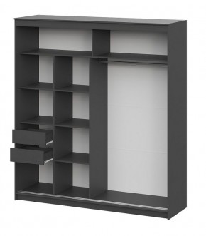Шкаф-купе ШКП 3 МАКС (2000) Графит серый в Полевском - polevskoy.mebel24.online | фото 3