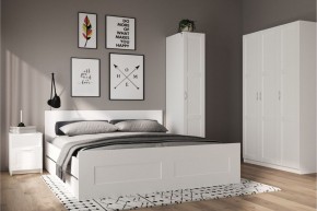 Шкаф ПЕГАС однодверный с рамочным фасадом, цвет белый в Полевском - polevskoy.mebel24.online | фото 4