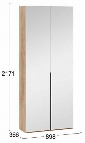 Шкаф платяной Порто СМ-393.07.224 в Полевском - polevskoy.mebel24.online | фото 4