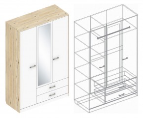 Шкаф "Милана" 3-х створчатый с 2 ящиками в Полевском - polevskoy.mebel24.online | фото 3