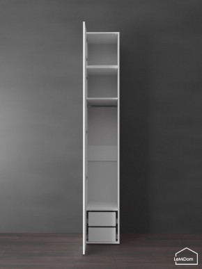 Шкаф с антресолью Linnea MHR-1POA-3 2450х400х510 (Белый-М 11.1.1) в Полевском - polevskoy.mebel24.online | фото 5