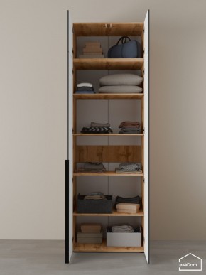 Шкаф с антресолью Linnea MHR-2A-2 2450х800х510 (ДВ-М 11.1.25) в Полевском - polevskoy.mebel24.online | фото 4