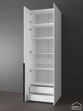Шкаф с антресолью Linnea MHR-2A-4 2450х800х510 (Белый-М 11.1.1) в Полевском - polevskoy.mebel24.online | фото 5