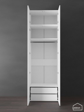Шкаф с антресолью Linnea MHR-2POA-3 2450х800х510 (Белый-М 11.1.1) в Полевском - polevskoy.mebel24.online | фото 5