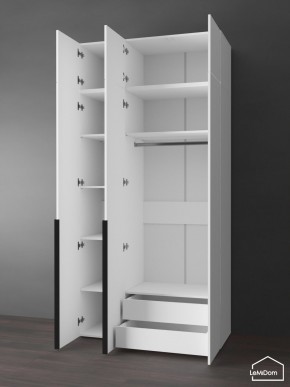 Шкаф с антресолью Linnea MHR-3A-2 2450х1200х510 (Белый-М 11.1.2) в Полевском - polevskoy.mebel24.online | фото 5