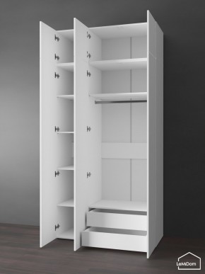 Шкаф с антресолью Linnea MHR-3POA-2 2450х1200х510 (Белый-М 11.1.2) в Полевском - polevskoy.mebel24.online | фото 5