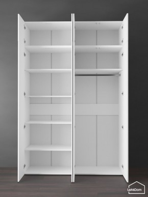Шкаф с антресолью Linnea MHR-4POA-1 2450х1600х510 (Белый-М 11.1.2) в Полевском - polevskoy.mebel24.online | фото 4