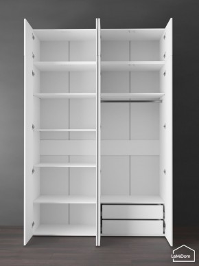 Шкаф с антресолью Linnea MHR-4POA-2 2450х1600х510 (Белый-М 11.1.2) в Полевском - polevskoy.mebel24.online | фото 5