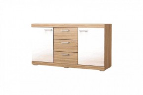 СОНАТА КС-1500 Комод (дуб сонома/белый глянец) в Полевском - polevskoy.mebel24.online | фото