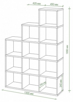 Стеллаж Бартоло СЛД 5 в Полевском - polevskoy.mebel24.online | фото 2